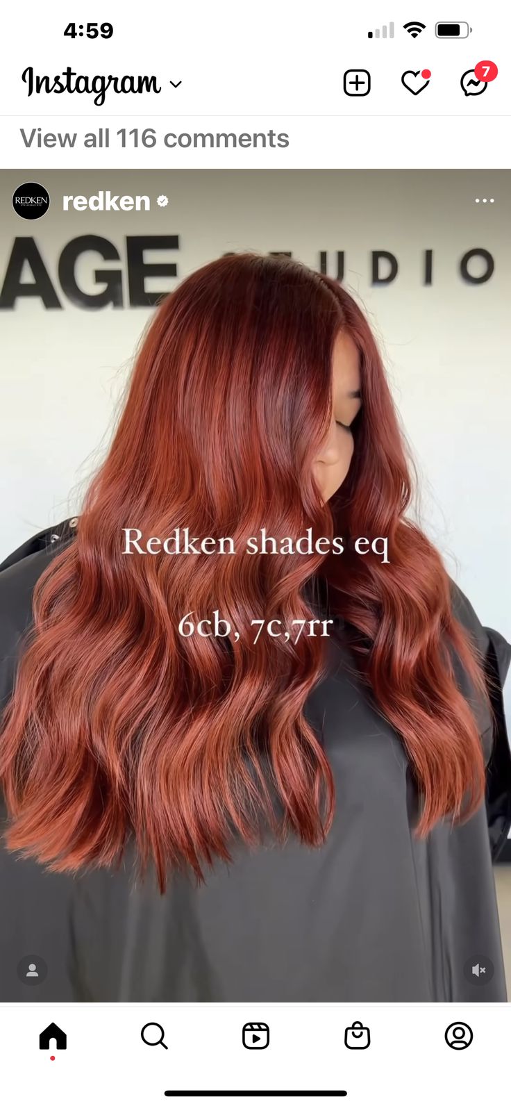 Redken Shades Eq Formulas Red Highlights, Dark Red Redken Formula, Copper Red Formula Redken, Red Redken Shades Eq, Red Copper Shades Eq Formula, 6rr Hair Color Redken, Light Auburn Hair Formula, 6cr Shades Eq, Red Balayage Hair Formula