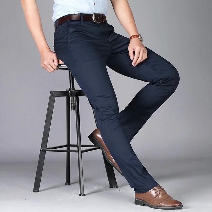 Men's High Quality Cotton Business Trousers, Business or Party Dress P – richandwandasworld Yoga Sets Outfit, Slim Dress Pants, Sets Outfit, Social Dresses, Smart Casual Style, Smart Casual Men, Men Suit, Wedding Party Dress, Business Pants