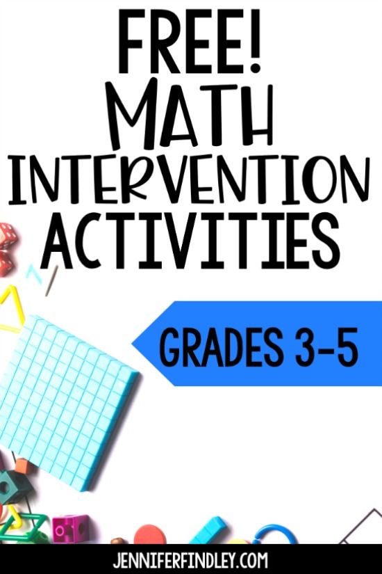 a poster with the words free math instruction activities for grade 3 - 5