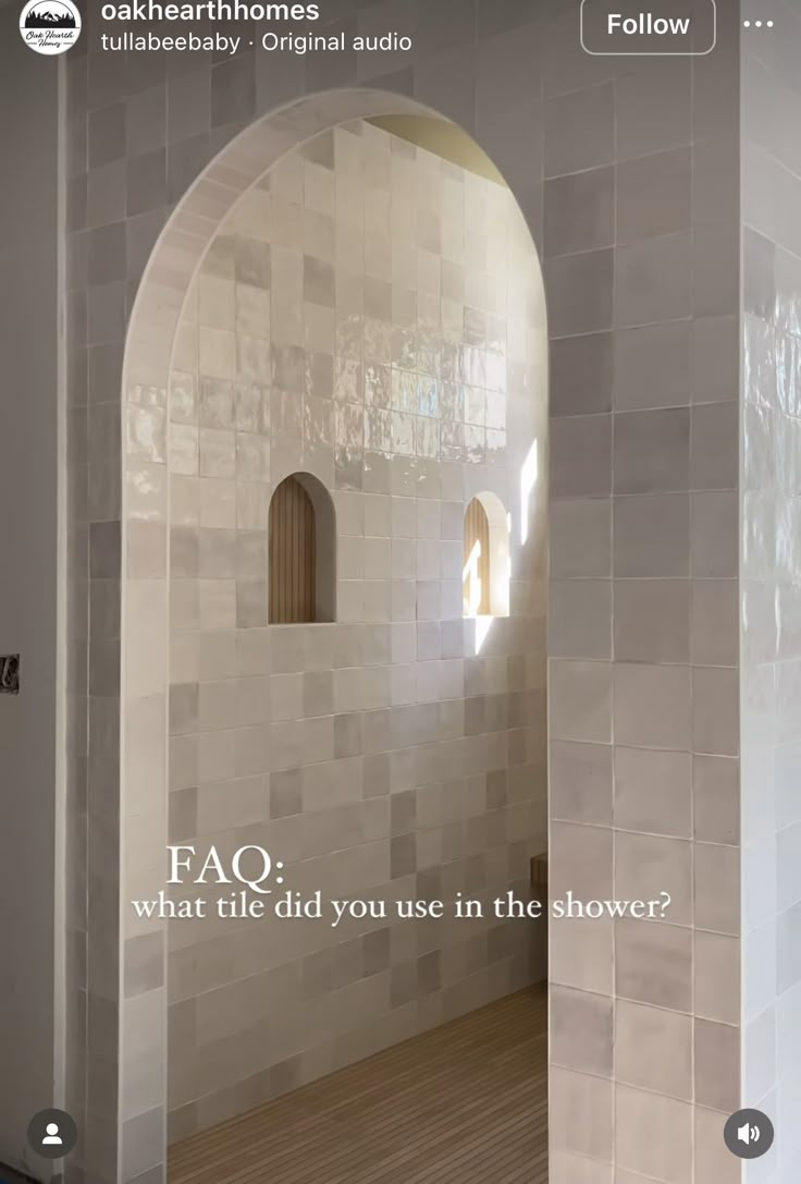 the interior of a house with white walls and wood floors is featured in this ad for faq