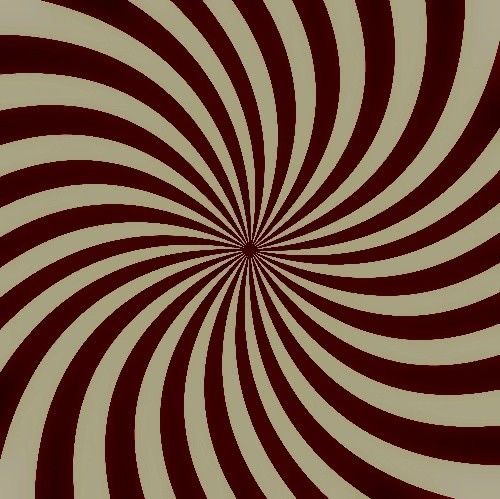 an image of a spiral design in brown and white