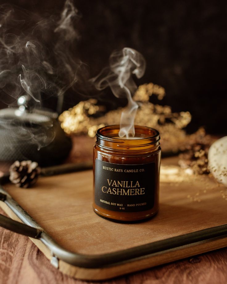 Experience the cozy charm of Fall with Vanilla Cashmere, a delightful blend that redefines traditional vanilla fragrances. Brown sugar, toasted almond, and creamy notes intertwine with vanilla, creating a warm and inviting ambiance that encompasses Fall vibes.VANILLA CASHMERE FRAGRANCE NOTESVanilla / Brown Sugar / Almond / Tonka Bean / CreamMADE WITH SIMPLE INGREDIENTS 100% pure soy wax, phthalate free premium fragrance oils, and a lead and zinc free cotton wick. The fragrances we use are phthal Rustic Candle Photography, Lotion Candles Diy, Moody Candle Photography, Candle Product Shoot, Candles Aesthetic Photography, Autumn Product Photography, Candle Product Photography Ideas, Fall Candles Aesthetic, Printify Ideas