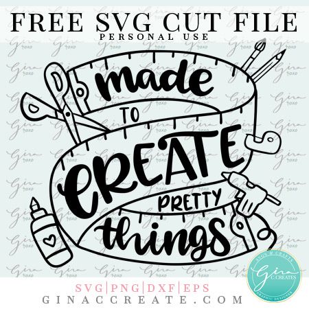 the svg cut file is made to create pretty things