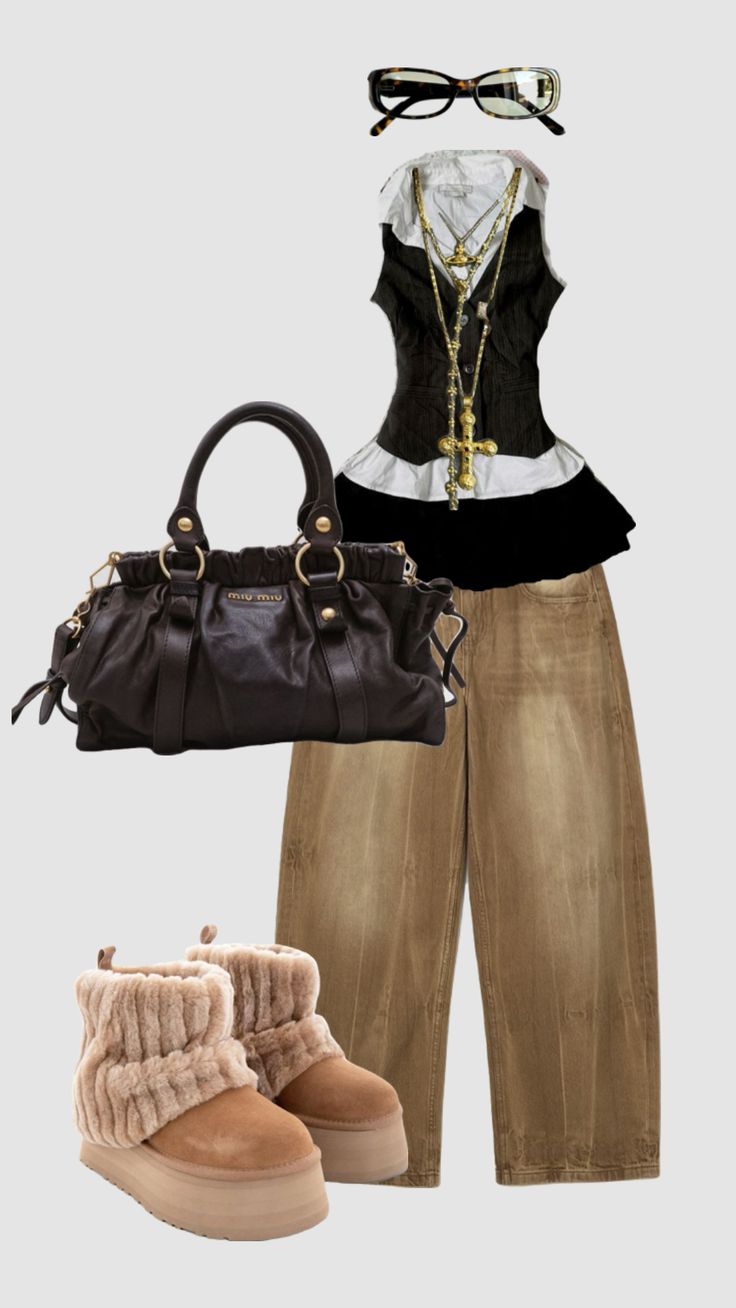 Brown And White Winter Outfits, Fall Outfits Mary Janes, Ugh Outfit Ideas, Maxi Skirt Fall Outfit, Paris Outfit Aesthetic, Brown Boots Outfit, Khakis Outfit, Maxi Skirt Fall, Museum Outfit