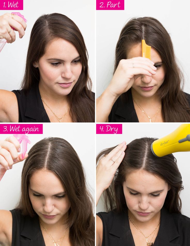 Part Hair, Hacks Every Girl Should Know, Makeup Hacks, Models Makeup, Beauty Hacks Video, Middle Part, Blow Dryer, Side Part, Beauty Expert