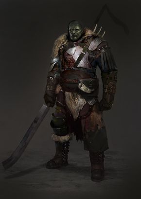 Orc Warrior, Half Orc, Dnd Races, Heroic Fantasy, Fantasy Races, Dungeons And Dragons Characters, Fantasy Monster, Fantasy Warrior, Fantasy Rpg