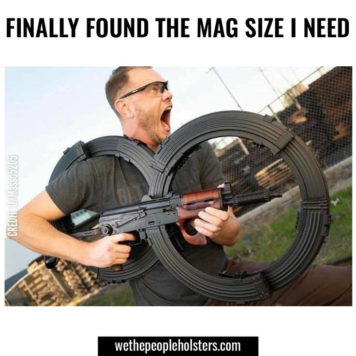 Who can compete? 😂 Send us pictures of your mags! Military Tactics, Military Memes, Tactical Gear Loadout, Military Humor, Style Magazine, Figure 8, The Infinity, Funny Video Memes, Funny Laugh