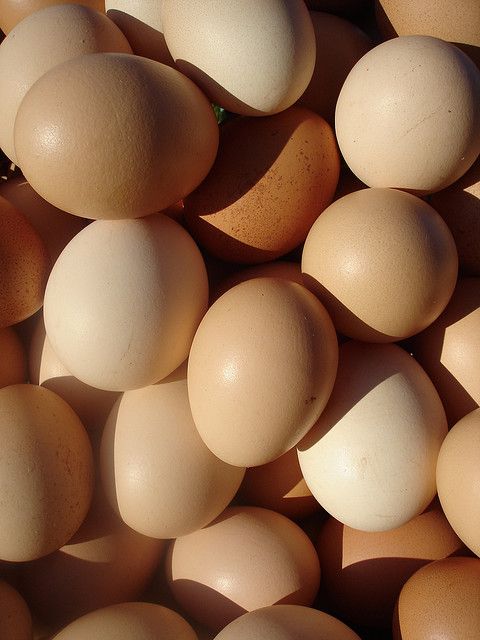 an image of eggs that are brown and white