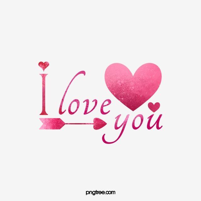 i love you wallpaper with hearts and an arrow in the shape of a heart