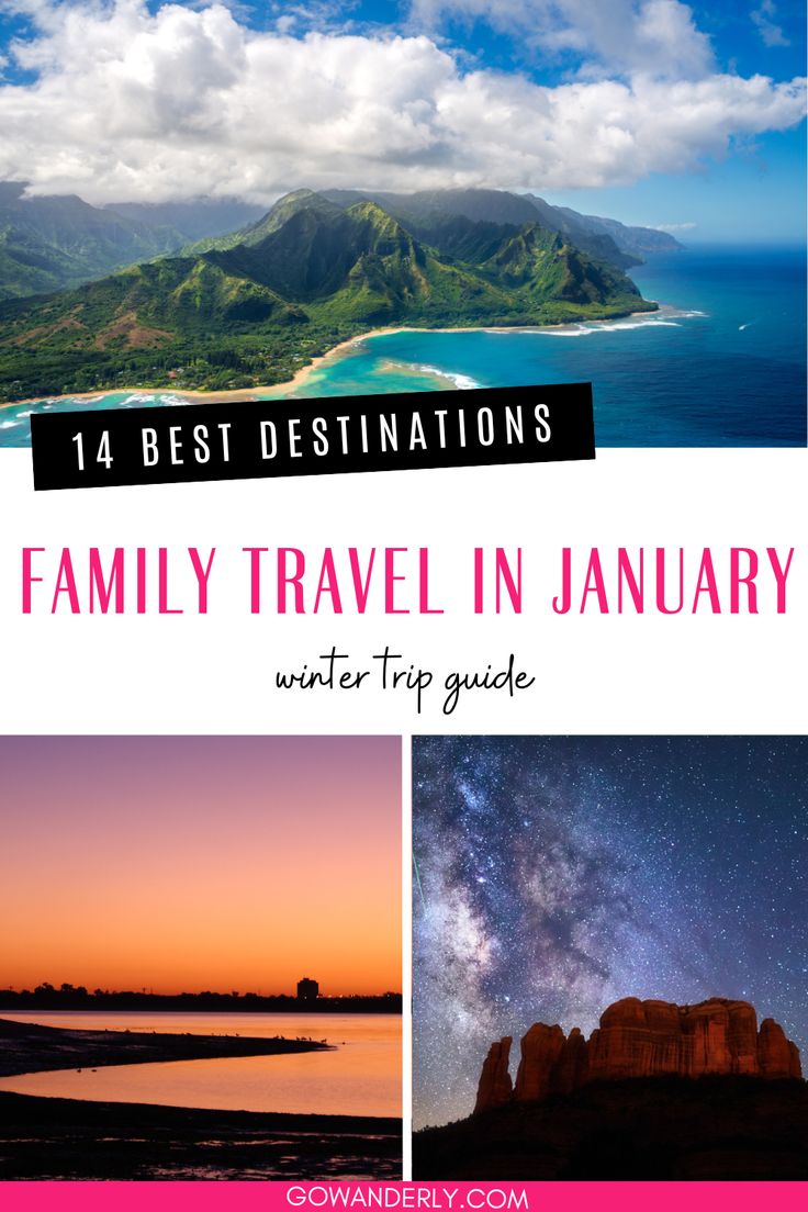 Discover warm destinations perfect for family travel in January. January Travel Destinations, January Vacation Destinations, Where To Travel In January, Winter Travel Destinations United States, January Vacation Destinations Us, Best Places To Travel In January, Maximize Vacation Days 2024, Holidays In January, Best Vacations With Kids