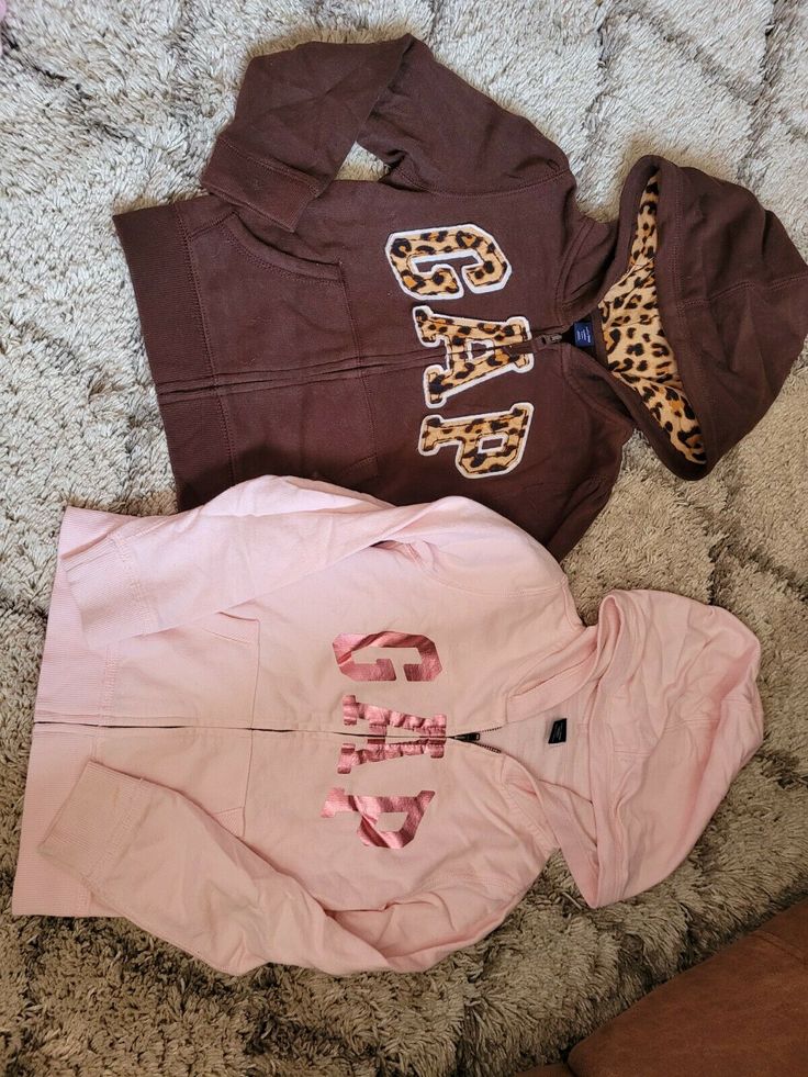 Girls Gap Hoodie Lot Leopard Print Logo Pink Foil Size 5 Girls. Zip up with 2 pockets Pink is size 5 Brown leopard is size 4 Euc smoke free home. Cute Gap Hoodie, Trendy Gap Tops For Winter, Gap Fleece Hoodie For Fall, Gap Hooded Sweatshirt For Winter, Gap Hooded Tops For Fall, Sporty Gap Tops For Winter, Gap Hoodie With Letter Print For Fall, Cute Hooded Fleece Tops, Cute Fleece Tops For Fall