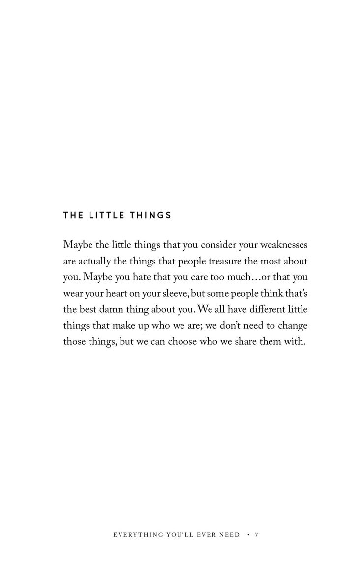 the little things quote on white paper