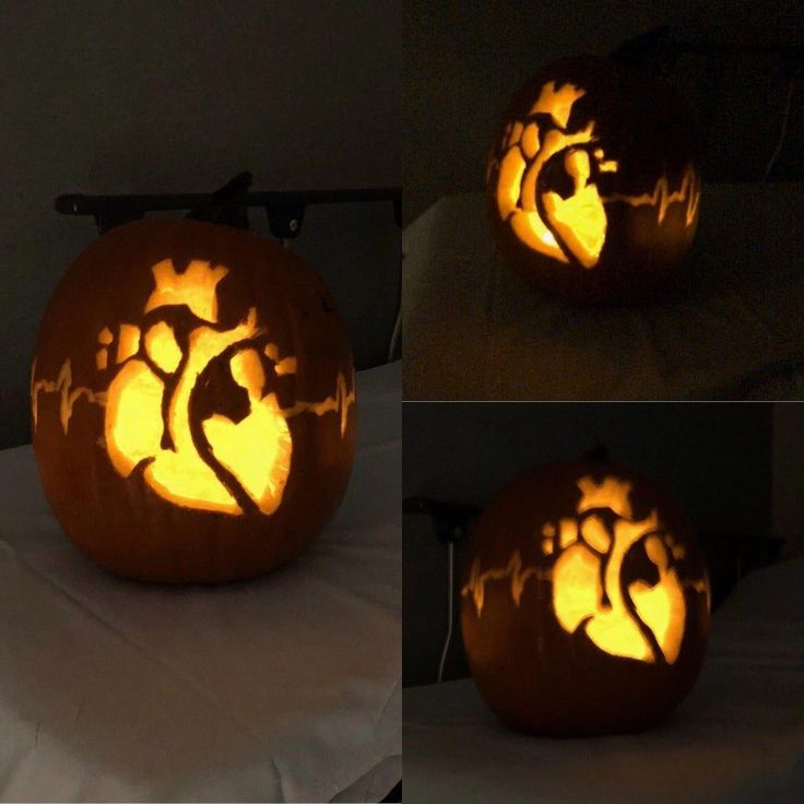 pumpkin carved to look like a cat's paw