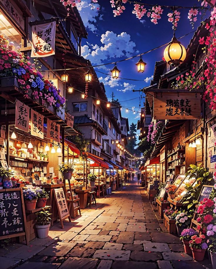 Art Pictures Ideas, Market Scene, Night Wedding Decor, Anime City, Happy Wallpaper, Crazy Wallpaper, Superhero Wallpaper, Art Gallery Wallpaper, Fantasy City