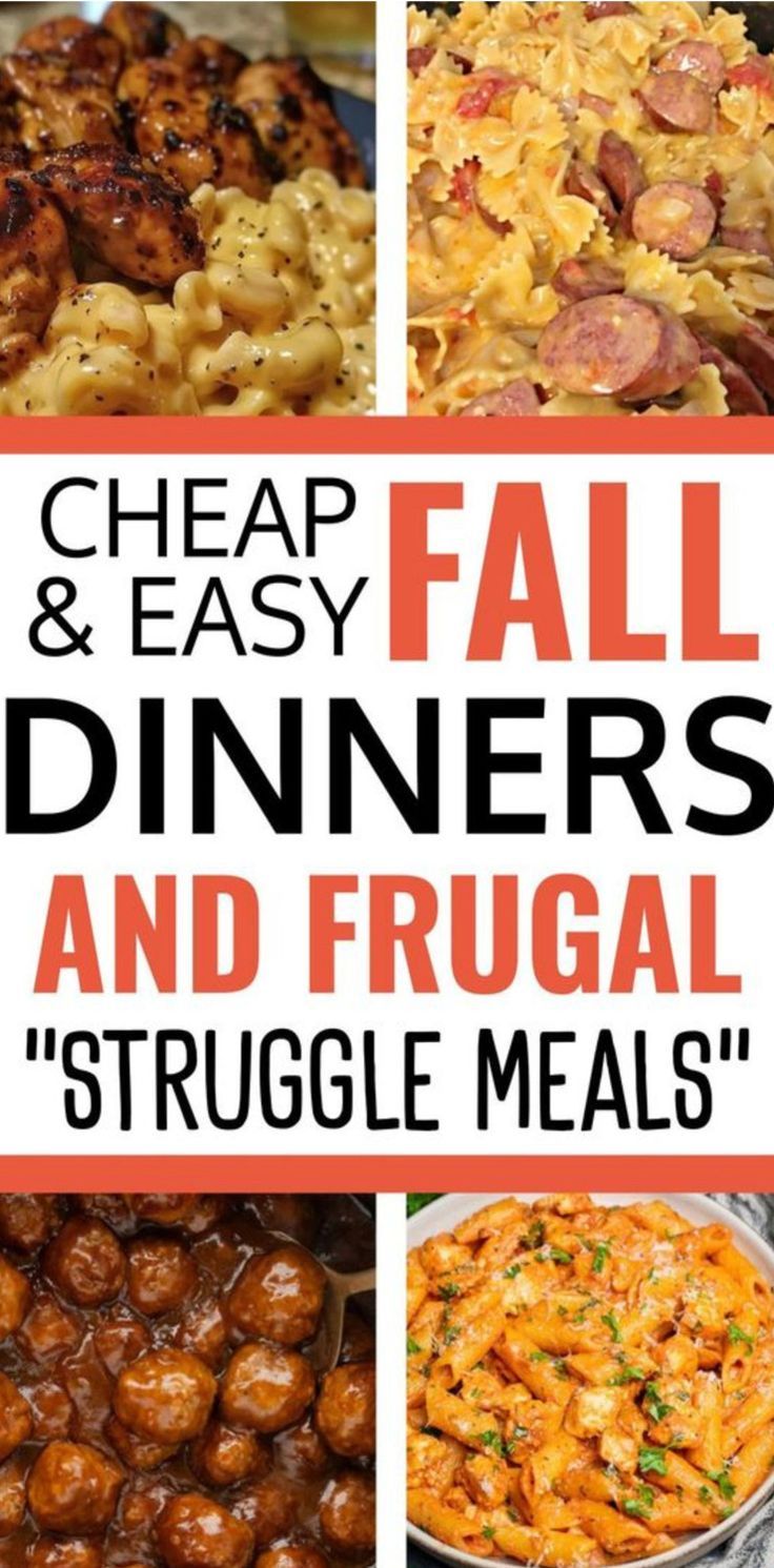 the cover of cheap and easy dinners and frugal