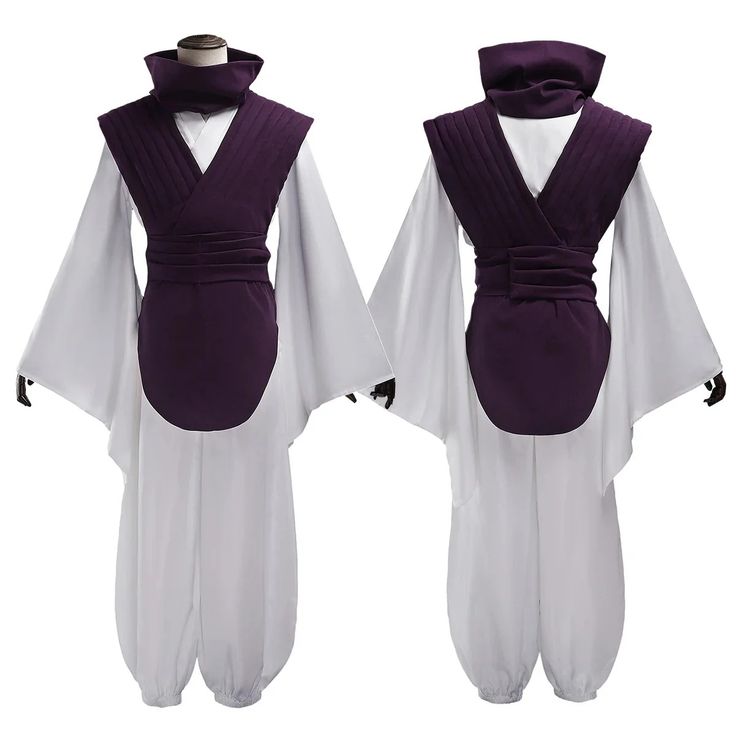 Choso Cosplay Choso Cosplay, Purple Vest, Anime Uniform, Jjk Manga, Purple Vests, Elastic Pants, Anime Cosplay Costumes, Neck Gaiter, Evening Attire