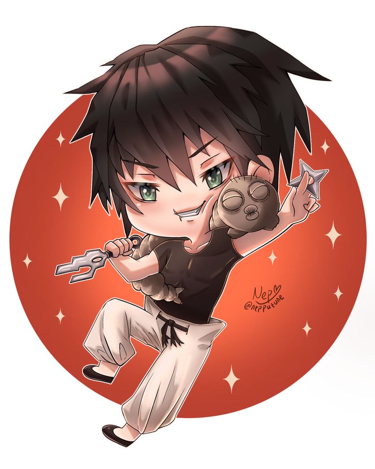 Toji Fushiguro chibi | Gambar lucu, Karakter anime hitam, Fakta lucu