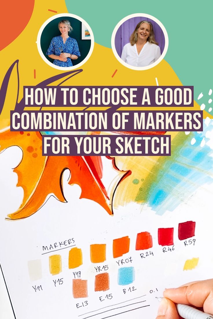 An announcement for a YouTube Tutorials on how to choose a good combination of markers for your sketch (Copic and Promarkers) Find The Markers, Touch Markers Color Chart, Mr Sketch Markers, Alcohol Marker Product Sketch, Oil Based Markers, Copic Color Chart, Sketch Markers, Copic Coloring, Alcohol Markers