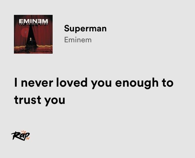 Eminem Superman Eminem Spotify Lyrics, Lose Yourself Eminem Spotify, Rap Lyrics Quotes Eminem, Best Eminem Lyrics, Superman Lyrics Eminem, Eminem Superman Lyrics, Eminem Quotes Lyrics Songs, Eminem Lyrics Aesthetic, Superman Eminem Lyrics