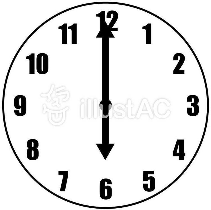 6 o'clock | Clip art, Clock icon, Six o clock