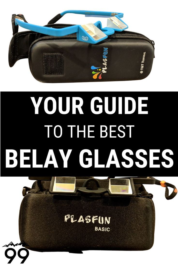 a guitar case with the words your guide to the best belay glasses