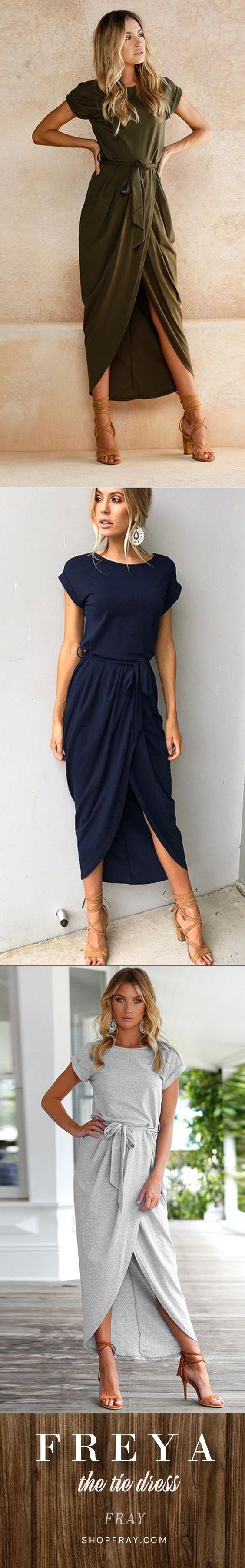 This cute little dress is 60% off today. The perfect maxi/tie dress for your next get together <3 Shalwar Kameez, Looks Chic, Gymnast, Little Dresses, Fashion Mode, Outfits Casuales, Look Fashion, Women's Dresses, Wedding Guest Dress