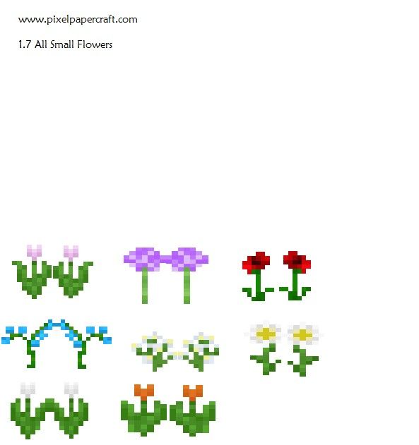 an image of pixelated flowers on white paper