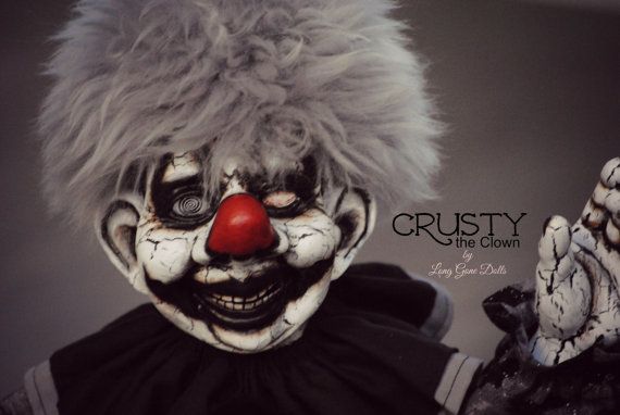 Crusty The Clown  Premier Collection by LongGoneDolls on Etsy Creepy Clown, Creepy Dolls, New Life, Altered Art, Art Dolls, Carnival, Halloween Face Makeup, Dolls, Halloween