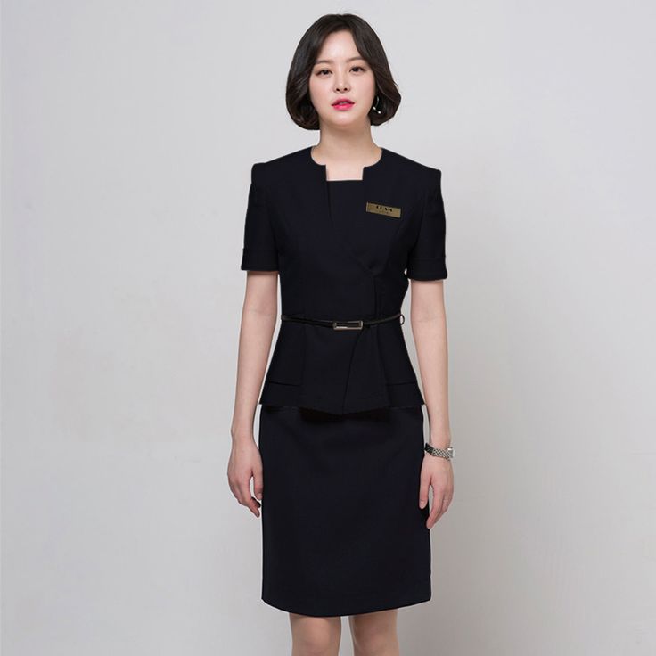 Cafe Manager Outfit, Hospitality Uniform Front Office, Hotel Front Office Uniform, Hotel Receptionist Outfit, Hotel Uniform Receptionist, Front Office Uniform, Classy Uniform, Receptionist Uniform, Receptionist Outfit Front Desk