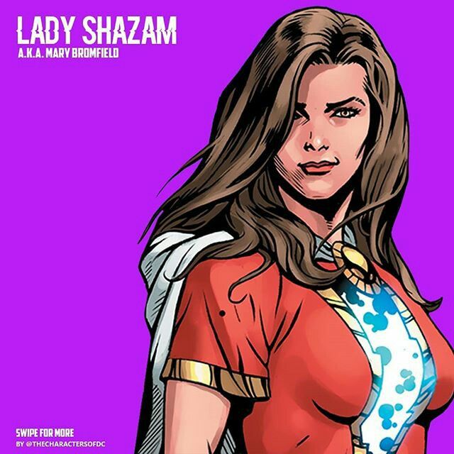 lady shazam from the dc comics