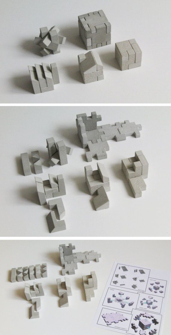 three different views of an object made out of lego blocks, with instructions to make it