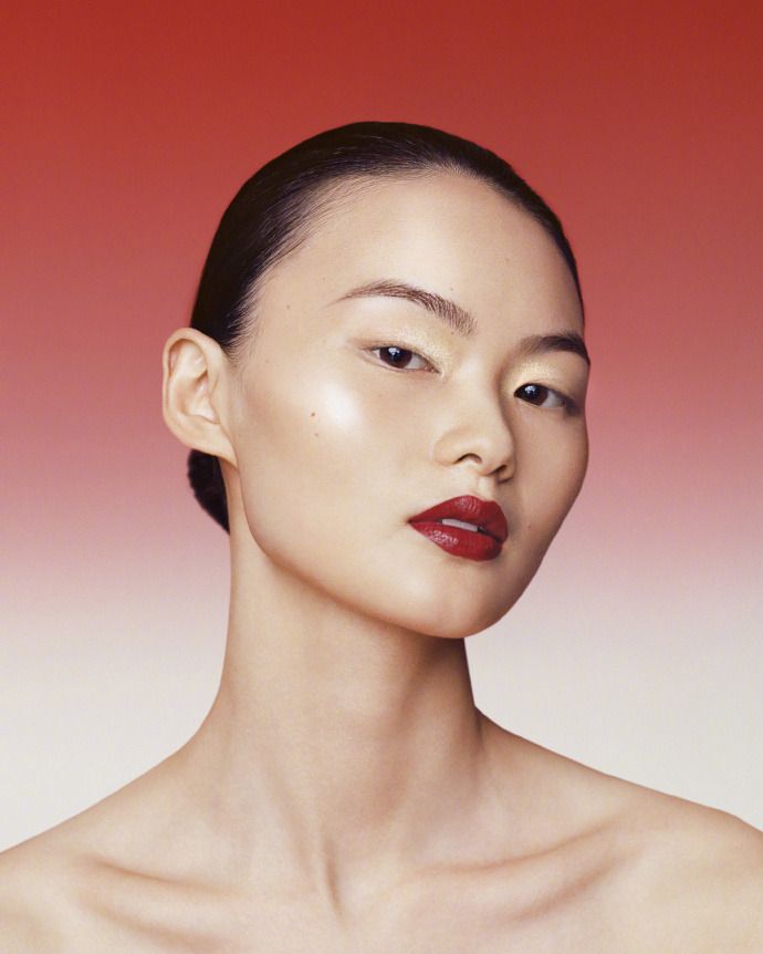 Chinese New Year Campaign, New Year Campaign, He Cong, Beauty Poses, Beauty Campaign, Burberry Beauty, Chinese New Year 2020, Skin Structure, Shu Uemura