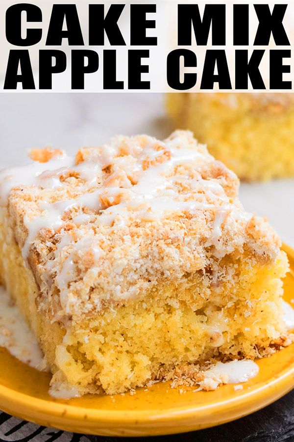 a close up of a piece of cake on a plate with the title above it