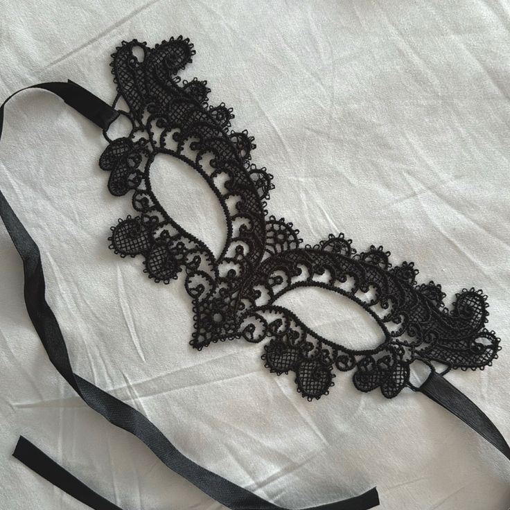 Brand New, Never Used! Black Lace Mask, Lace Mask, Black Lace, Victoria's Secret, Mask, Women Accessories, Brand New, Lace, Women Shopping