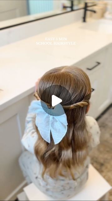 Toddler Hair Down Hairstyles, Little Flower Girl Wedding Hair, Kids Half Up Hairstyles, Toddler Graduation Hairstyles, Fancy Toddler Hairstyles, Six Year Old Hairstyles, Toddler Hairstyles Girl Long Hair, Toddler Hairstyles Girl With Bow, Toddler Hair For Wedding