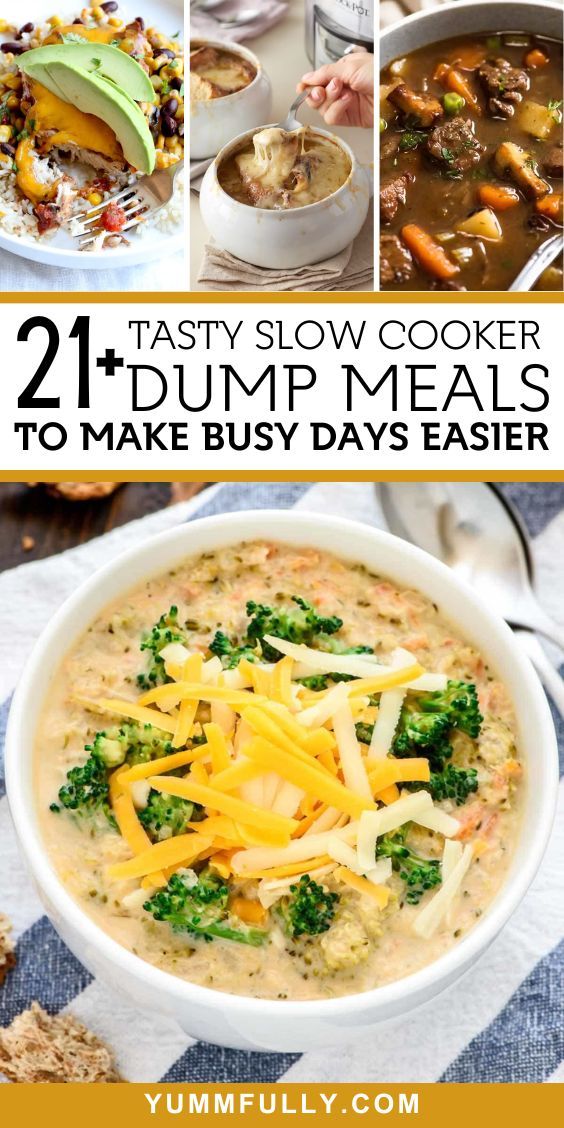 21 tasty slow cooker dump meals to make busy days easier