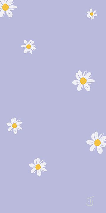 Small Daisy Purple Mobile Phone Wallpaper Background | Simple iphone  wallpaper, Daisy wallpaper, Iphone wallpaper themes