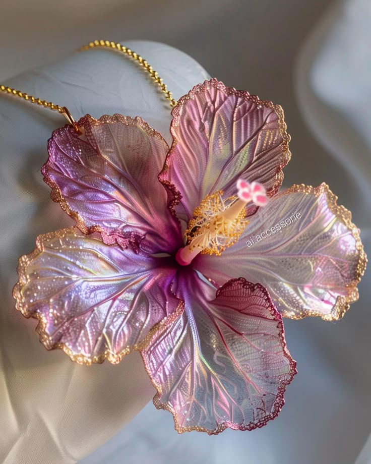 #fashion #accessories #necklace #earrings #hairaccessories #cute #midjourney #aiartwork #aiart #hibiscus #flower #aicommunity #productdesign Flowers In Fashion, Hibiscus Accessories, Hibiscus Earrings, Flower Pearl Necklace, Tropical Accessories, Flowers Accessories, Flowers Fashion, Fashion Flowers, Flowers Cute