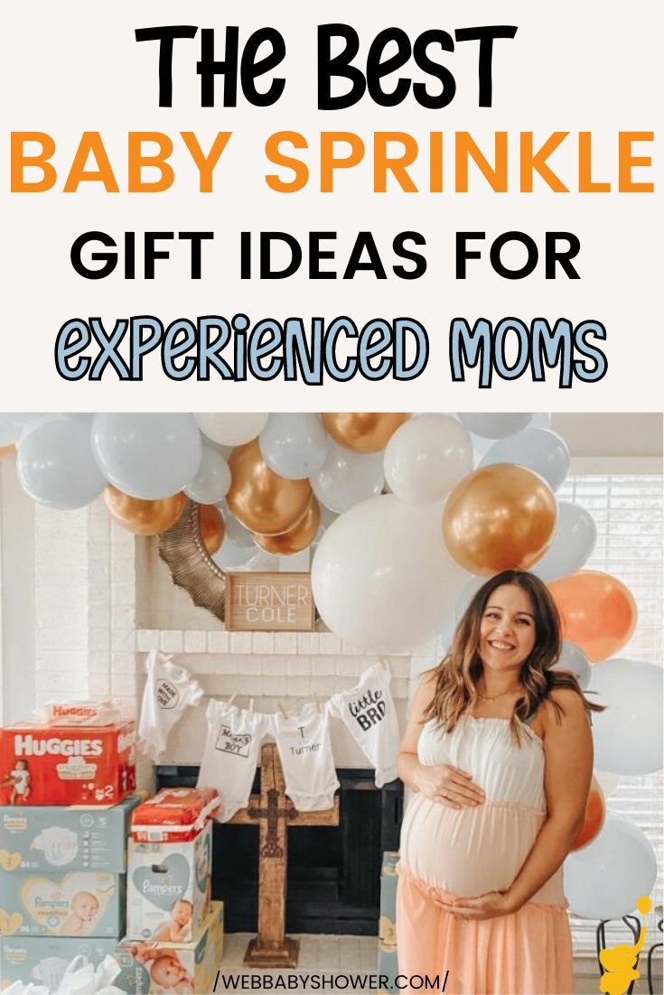 the best baby sprinkle gift ideas for experienced moms with text overlay