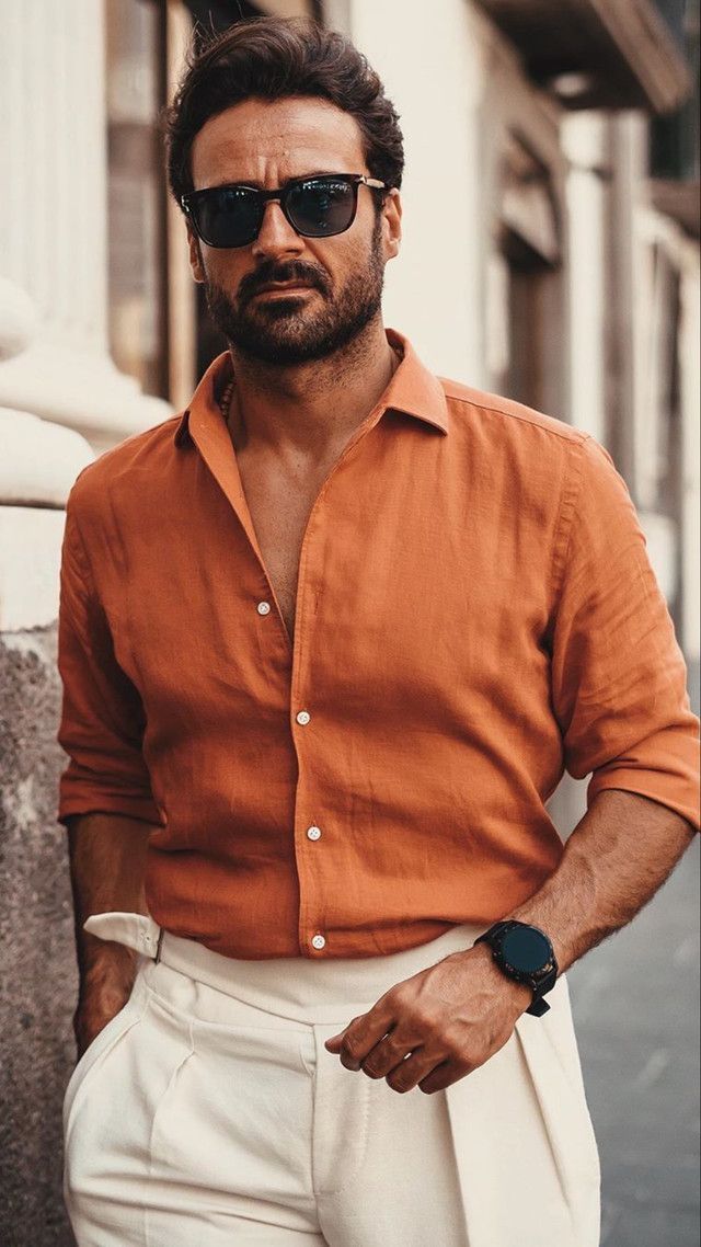 Italian Summer Outfits Men, Summer Looks For Men, Mens Linen Outfits, Linen Outfits, Grad Outfits, Italian Summer Outfits, Smart Casual Menswear, Product Shoot, Linen Men