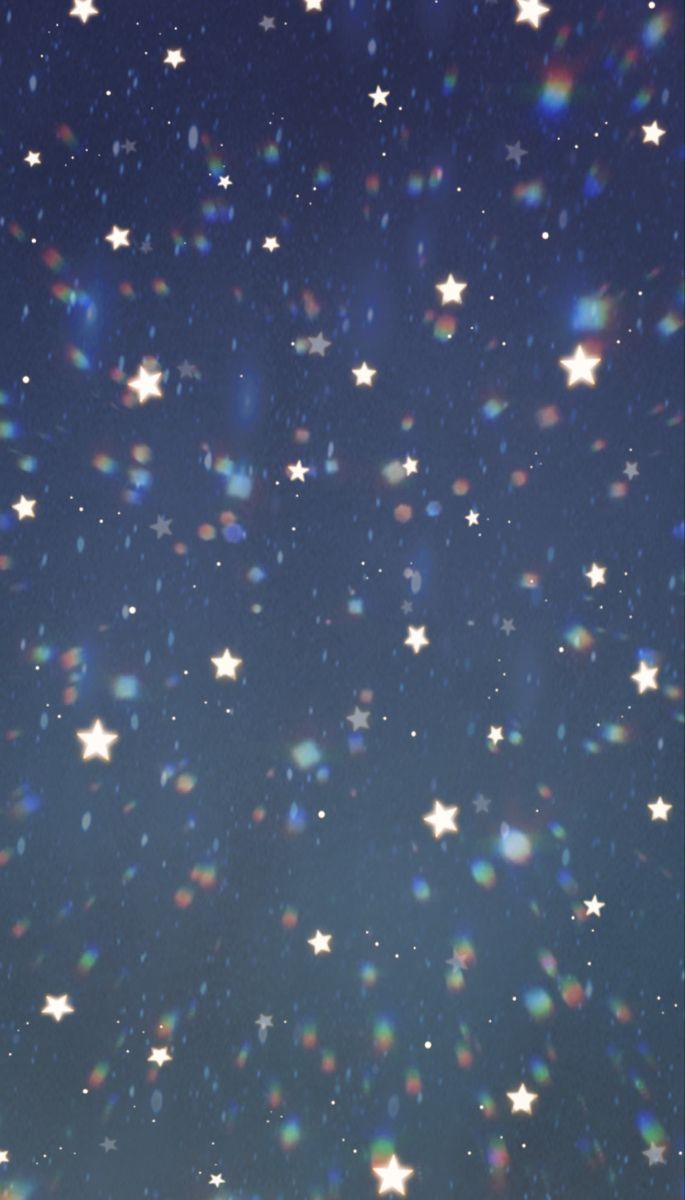 the sky is filled with many stars