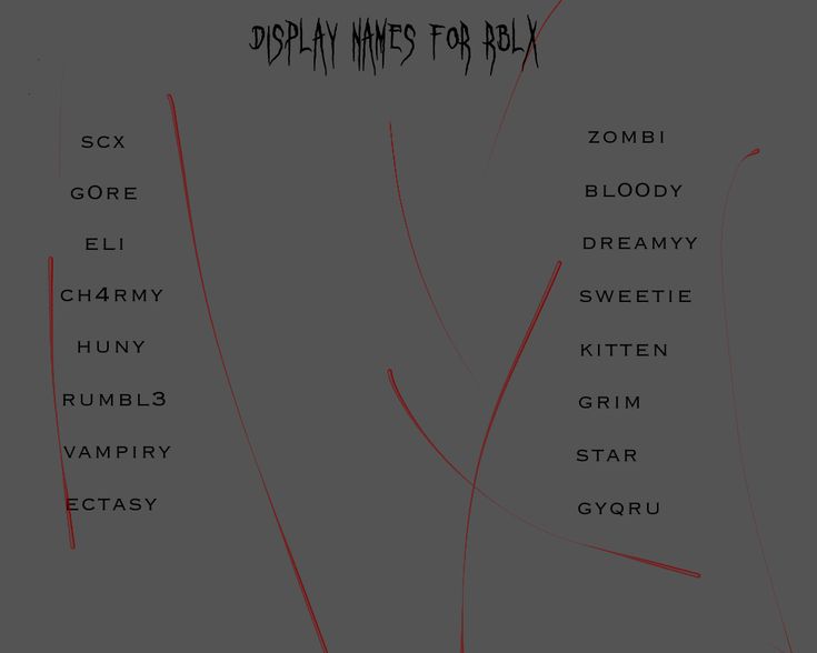 an image of the names of different types of animals on a gray background with black and red writing