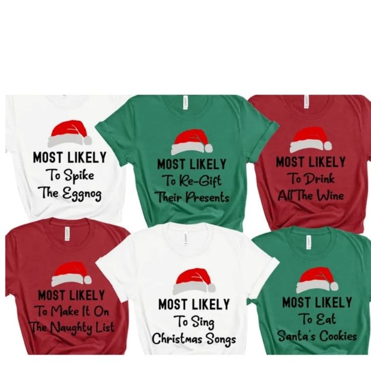 Comes In Black Or White Green Red And Other Colors Comment Below Which Color You Would Like And We Will Make Your Order Happen!! Matching Family Christmas Shirts, Matching Christmas Shirts, Best Christmas Presents, Free Svg Files, Family Christmas Shirts, Cricut Projects Vinyl, Making Shirts, Disney Christmas, Christmas T Shirt