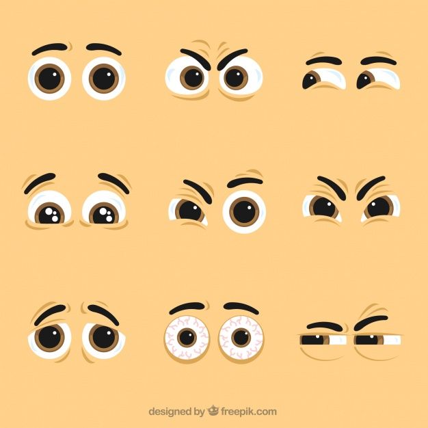 various eyes with different shapes and sizes