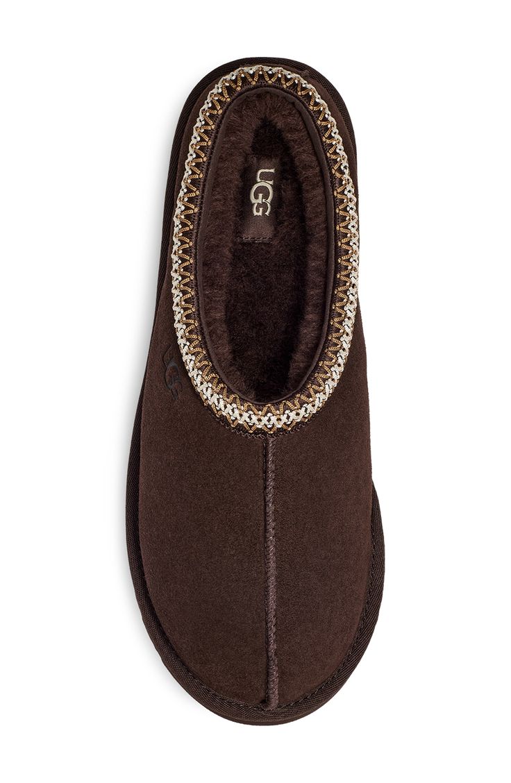 A top-quality suede upper is shaped over a light, flexible EVA sole and plush lining for comfortable indoor and outdoor wear. Slight dye transfer may occur with darker colors during first few wears Leather upper/genuine shearling or UGGpure-wool lining/EVA sole Shearling may be sourced from Australia, Ireland, Spain, the UK or the USA. See packaging for confirmed country of origin Imported Dusted Cocoa Tasman Uggs, Mens House Slippers, Men Uggs, Uggs Men, Casual Western Outfits, Male Slippers, Men Christmas Gifts, Cool Slippers, Mens Ugg Slippers