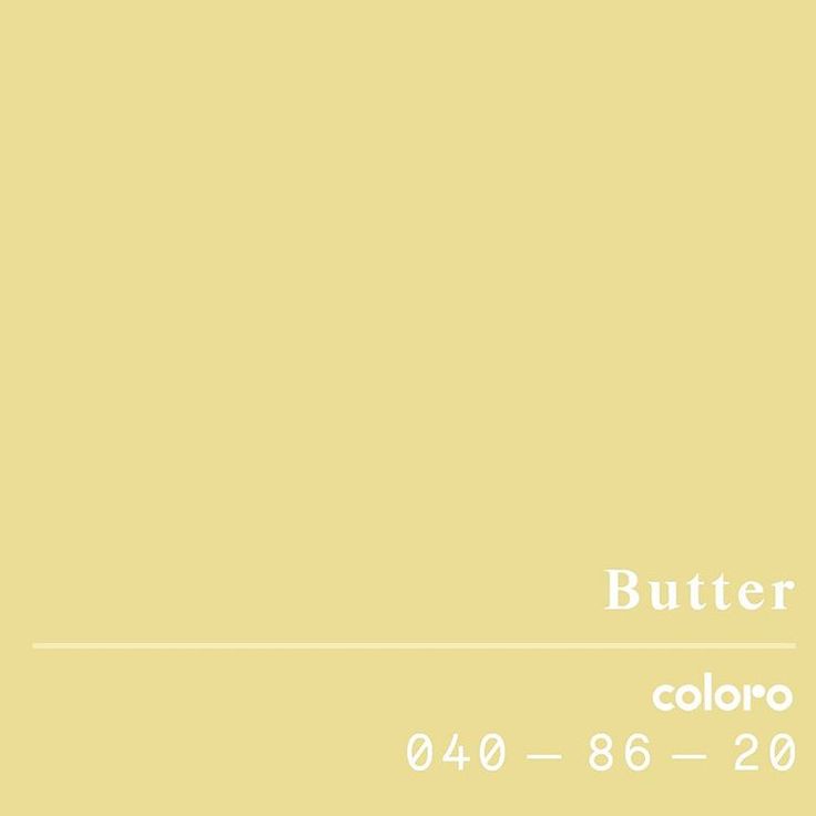 a yellow background with the words butter and color in white font on it, along with an image of a clock