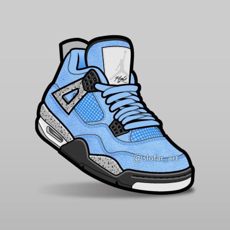 SLOFAR on Instagram: “Air Jordan 4 “UNC” #sneakerart #sneakerposters #sneakervector #sneakers #sneakerheads #vectorart #airjordan #airjordan4 #airjordan4unc…” Jordan 4 Unc, Jordan Shoes Wallpaper, Sneakers Illustration, Sneakers Wallpaper, Jordan 4’s, Shoes Wallpaper, Sneaker Posters, Jordan 4s, Jordan Shoes Retro