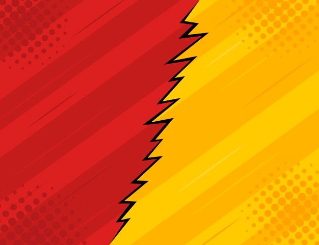 Premium Vector | Red and yellow retro vintage style background with rays  and lightning. | Retro background, Pop art wallpaper, Wall art diy paint