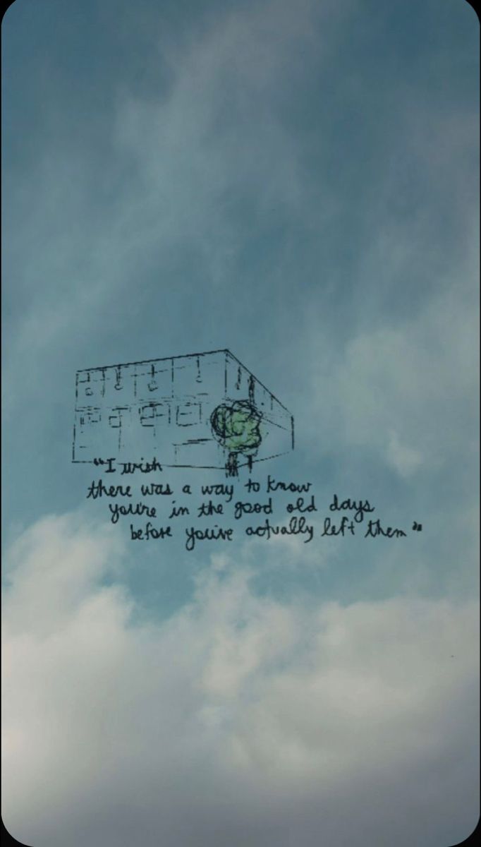 an airplane flying in the sky with a poem written on it's back side