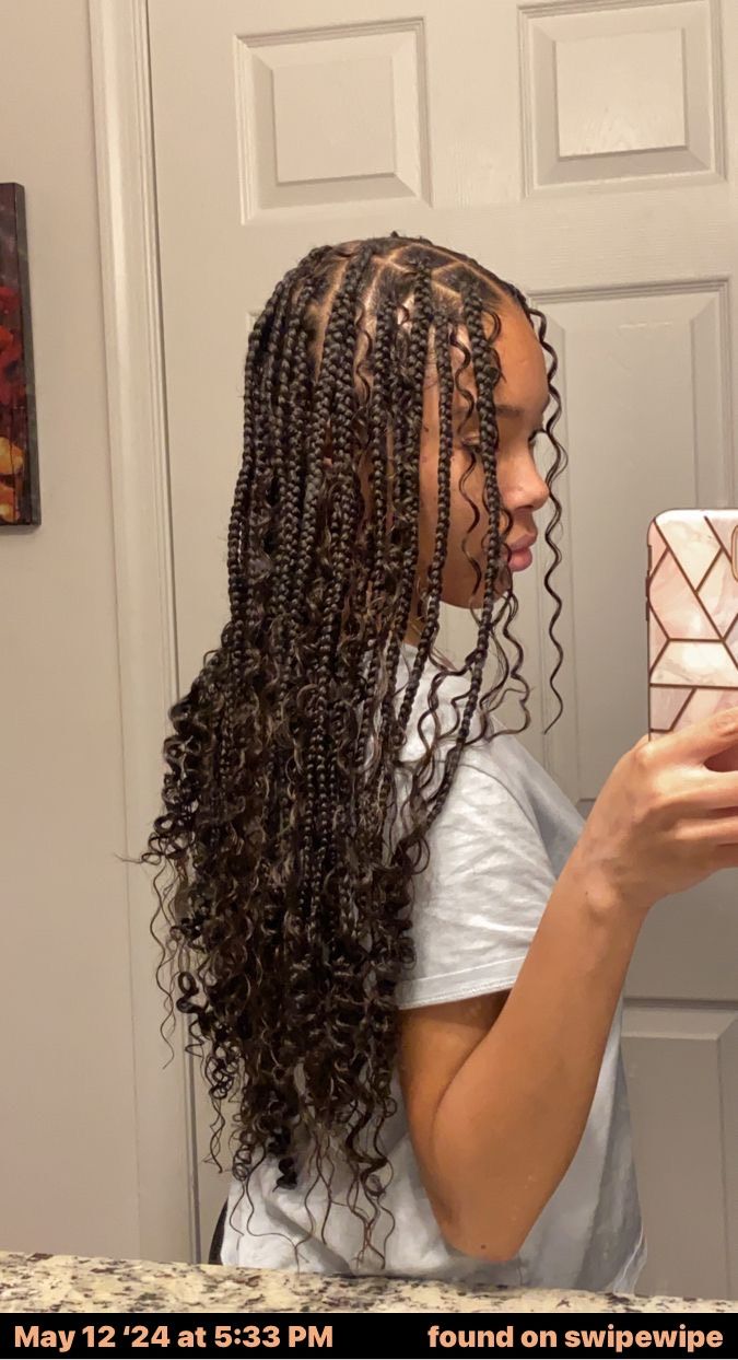 Medieval Hairstyles, Evening Hairstyles, Big Box Braids Hairstyles, Goddess Braids Hairstyles, Box Braids Hairstyles For Black Women, Braided Hairstyles For Teens, Braids Hairstyles Pictures, Quick Braided Hairstyles, Cute Box Braids Hairstyles